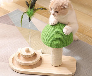 Pet Tree Scratching Post with Toy