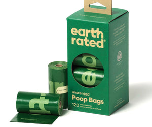 Unscented Poop Bags on 8 Refill Rolls, 120 Count